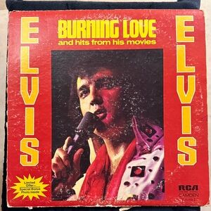 Elvis Burning Love Vinyl Record
